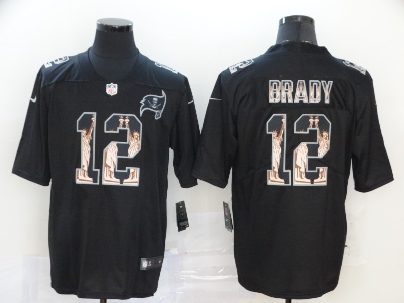 Men Tampa Bay Buccaneers 12 Brady black New Nike Limited Vapor Untouchable NFL Jerseys